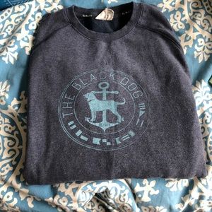 Black Dog Crew Neck Sweatshirt